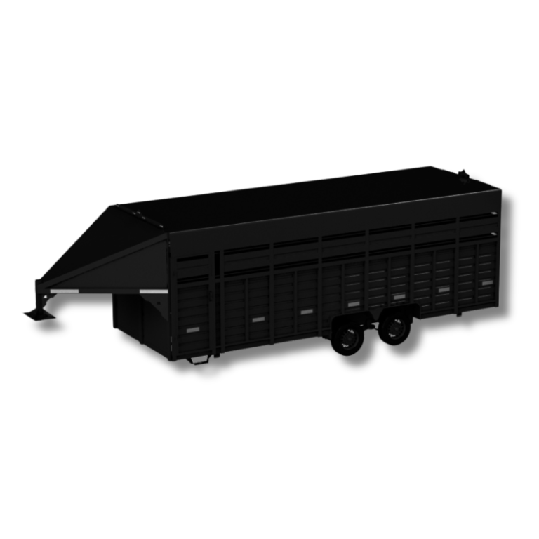 Tráiler semirremolque 7 mts de plataforma para 10 caballos, estilo cigüeña